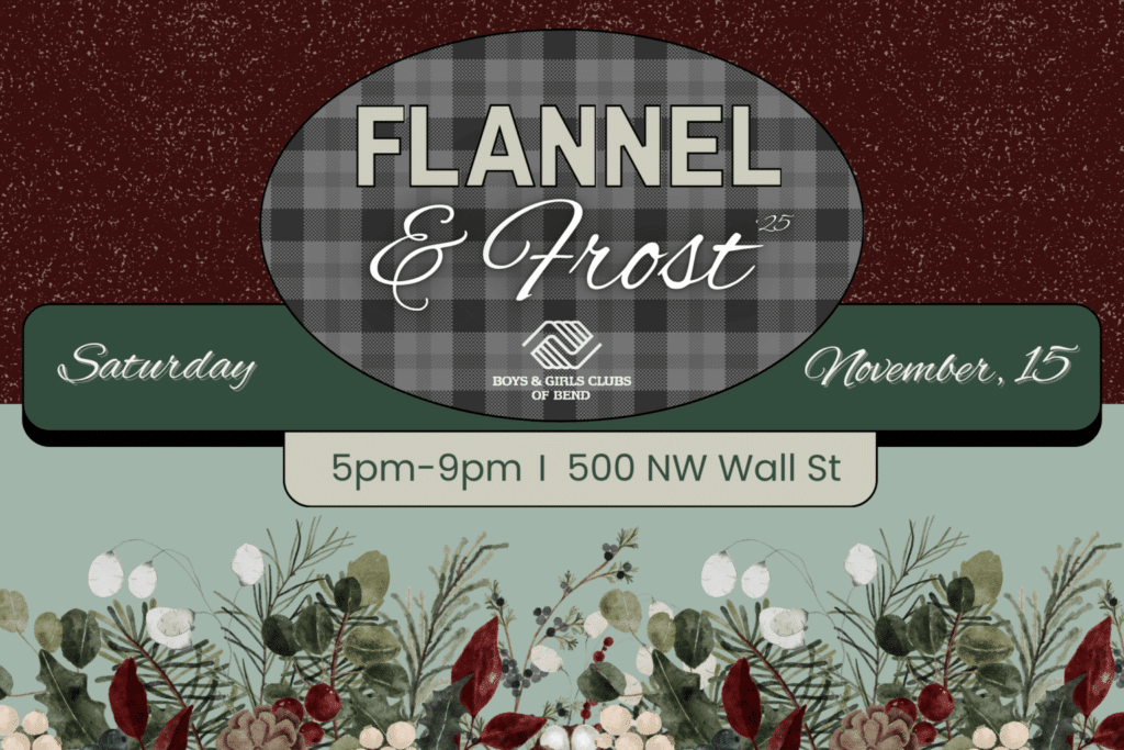 A promotional picture of a flannel & frost flyer